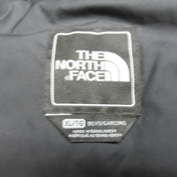 The North Face 600 Down Vest Boys Medium Black Insulated Padded Lightweight - Picture 7 of 16